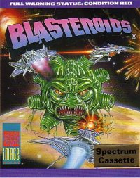 Blasteroids ZX Spectrum US box art